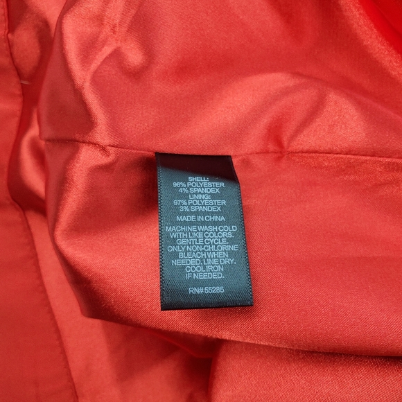 Express Red Strapless Ruffled Size 4 Dress - Picture 10 of 16